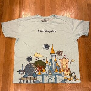 Disney World T-Shirt - Sky Blue